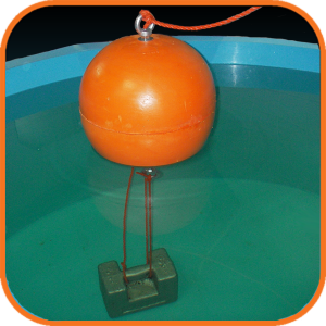 Буй ППУ d35х40см(23л) Металлический шток 2025 г.