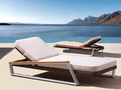 Плетеный шезлонг-лежак ТАЙМЫР 2024