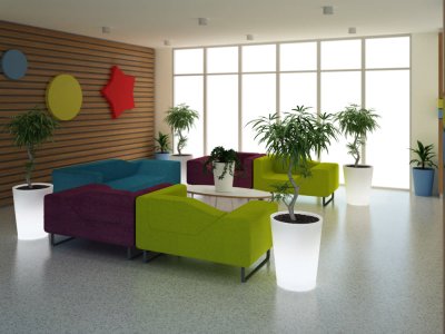 Кашпо BERKANO Bloom 44 Snow White 2025 г.