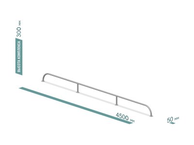 ЭЛЕМЕНТ ДЛЯ СКЕЙТ-ПЛОЩАДКИ 07 RAIL