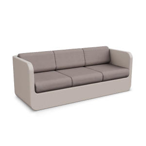 Диван BERKANO Grace с подушками Snow White / Bone Brown 2025 г.