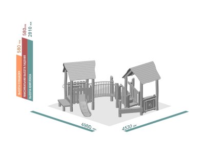 ДЕТСКИЙ ИГРОВОЙ КОМПЛЕКС ЭКО 213