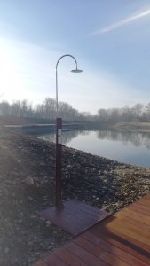 Деревянный уличный душ Helix Rus Цена 2025 г.