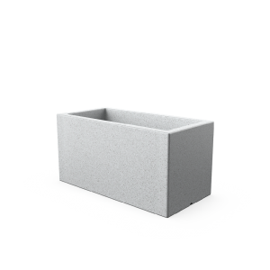 Кашпо BERKANO Cubric 40*100 Snow White 2025 г.