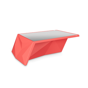 Стол BERKANO Quaro со стеклом Snow White 2025 г.