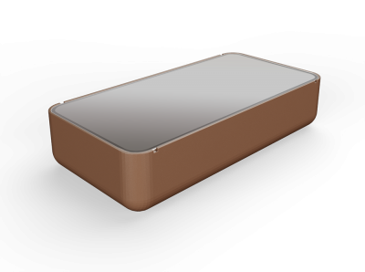 Стол BERKANO Grace средний со стеклом Snow White 2025 г.