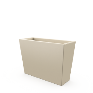 Кашпо BERKANO Trapezio 70H DB Snow White 2025 г.