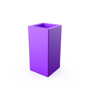 Кашпо BERKANO Cubric 40*80 DB Snow White 2025 г.