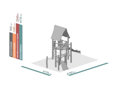 ДЕТСКИЙ ИГРОВОЙ КОМПЛЕКС ЭКО 212
