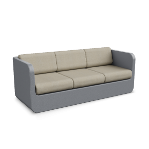 Диван BERKANO Grace с подушками Snow White / Bone Brown 2025 г.