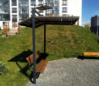 Навес со скамейкой «Модерн УНИ» 2026 г.