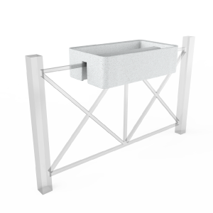 Кашпо BERKANO Vittorio Fence 28 DB Snow White 2025 г.