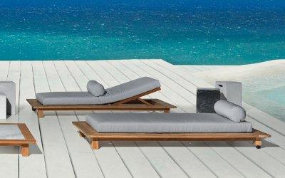 Лежак деревянный InOut