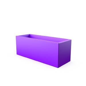 Кашпо BERKANO Cubric 30*80 Snow White 2025 г.