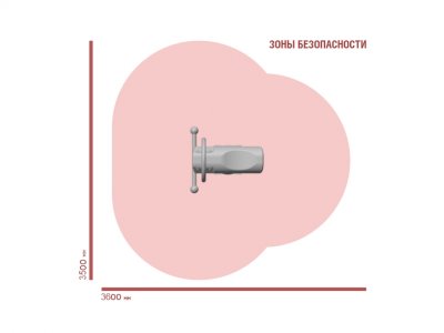 КАЧАЛКА ДЕТСКОЙ ИГРОВОЙ ПЛОЩАДКИ ЭКО 312