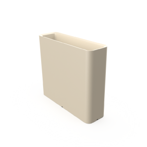 Кашпо BERKANO Vittorio 80 DB Snow white 2025 г.