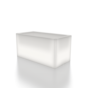 Кашпо BERKANO Cubric 80*40 Snow White 2025 г.