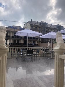 Зонт пляжный Чайка. Зонт 2х2 м. с центральной стойкой. Идеальный для зоны бассейна зонт. 2025 г.