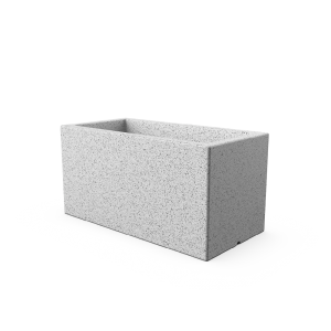 Кашпо BERKANO Cubric 80*40 Snow White 2025 г.