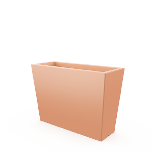 Кашпо BERKANO Trapezio 70H DB Snow White 2025 г.