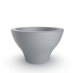 Кашпо BERKANO Vetro 75 Snow White 2025 г.