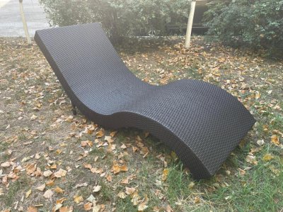Шезлонг-лежак плетеный КРЫМ 2025 г.