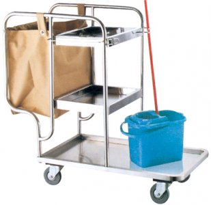Тележка для уборки из нержавейки, ТУ 4 2025 г.