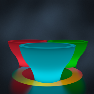 Кашпо BERKANO Vetro 50 Snow White 2025 г.