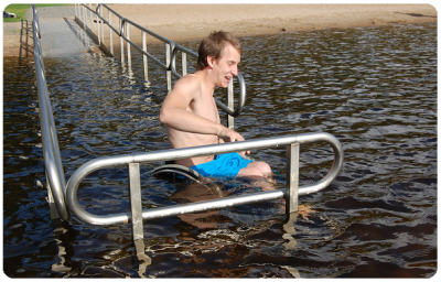 Пандус для купания (пандус для входа в воду) 2025 г.