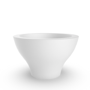 Кашпо BERKANO Vetro 75 Snow White 2025 г.