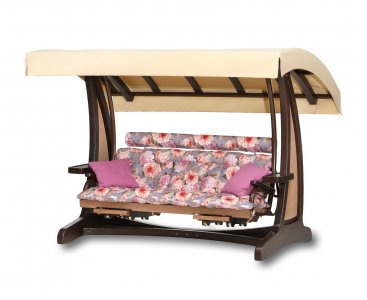 Дачные деревянные качели &quot;Валенсия III&quot; Классик 2025 г.