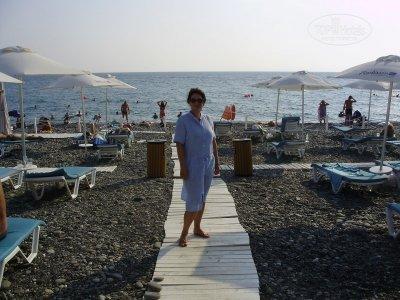 Пляжный зонт Кайра. Зонт диаметром 2,5 м, 6 спиц, блочное открывание. 2024 г.