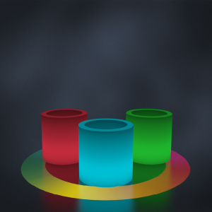 Кашпо BERKANO Cilindro 50 Snow White 2025 г.