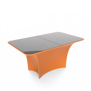 Стол BERKANO Oasis со стеклом Snow White 2025 г.