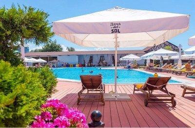 Пляжный зонт квадратный Фрегат. Зонт блочного открывания 3х3 м. с центральной стойкой. 2024 г.