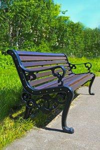 Скамья чугунная Аллея 1,8 м.