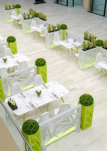 Кашпо BERKANO Icelandic Cube DB Snow White 2025 г.