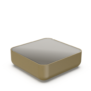 Стол BERKANO Grace с стеклом Snow White 2025 г.