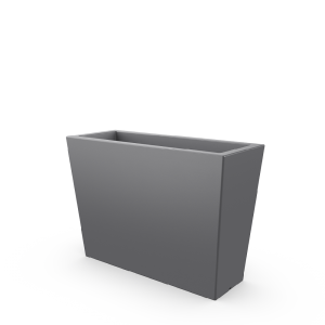 Кашпо BERKANO Trapezio 70H DB Snow White 2025 г.