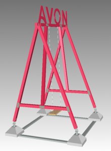 ВОДНЫЕ КАЧЕЛИ РЕКЛАМОНОСИТЕЛЬ 2024 г.