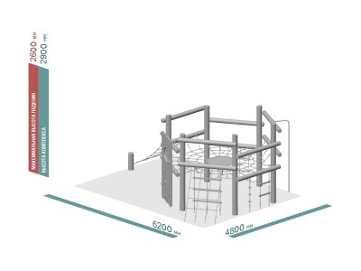 ДЕТСКИЙ ИГРОВОЙ КОМПЛЕКС ЭКО 12