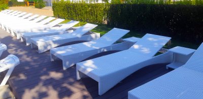 Шезлонг из искусственного ротанга ПАРАМУШИР 2025 г.