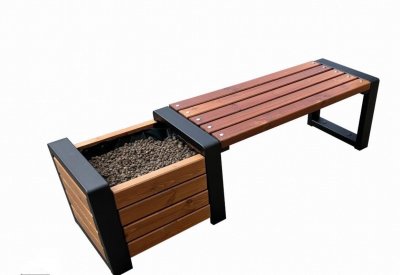 Лавка Бонжур с цветочницей 2026 г.