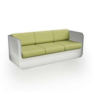 Диван BERKANO Grace с подушками Snow White / Bone Brown 2025 г.