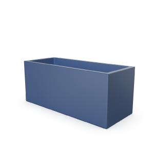 Кашпо BERKANO Cubric 120*50 Snow White 2025 г.