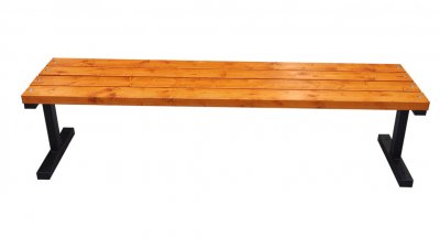 Деревянная садовая скамейка ПРОСТОН 150 см без спинки 2026 г.