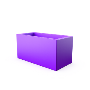 Кашпо BERKANO Cubric 80*40 Snow White 2025 г.