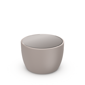 Стол BERKANO Smable с стеклом Snow White 2025 г.