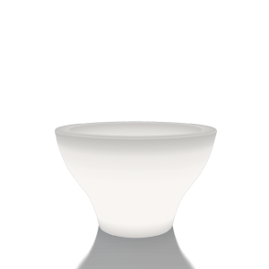 Кашпо BERKANO Vetro 50 Snow White 2025 г.