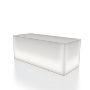 Кашпо BERKANO Cubric 25*60 Snow White 2025 г.